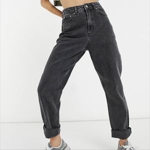 ASOS Slouchy Mom Jeans | High Rise | Washed Black